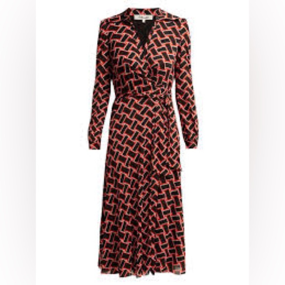 Diane von Furstenberg
Women's Black Phoenix Wrap Front Dress